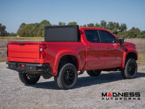 GMC Sierra 1500 Bed Cover - Tri-Fold - Flip Up - Hard Cover - 5'10" Bed GMC Sierra 1500 Bed Cover - Tri-Fold - Flip Up - Hard Cover - 5'10" Bed